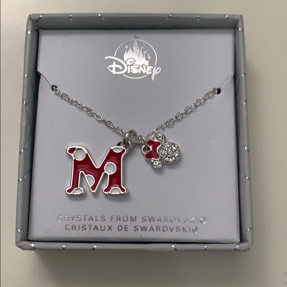 Disney M necklace